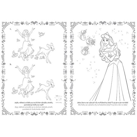 Jiri Models Omalovánky A4 Disney Princezny Jiri Models Omalovánky A4 Disney Princezny