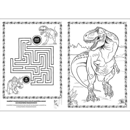 Jiri Models Omalovánky A4 Dinosauři Jiri Models Omalovánky A4 Dinosauři