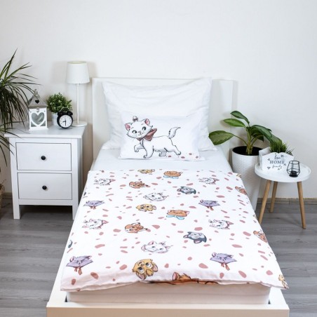 Jerry Fabrics Dětské povlečení do postýlky Marie cat friends baby 100x135, 40x60 cm Jerry Fabrics Dětské povlečení do postýlky Marie cat friends baby 100x135, 40x60 cm