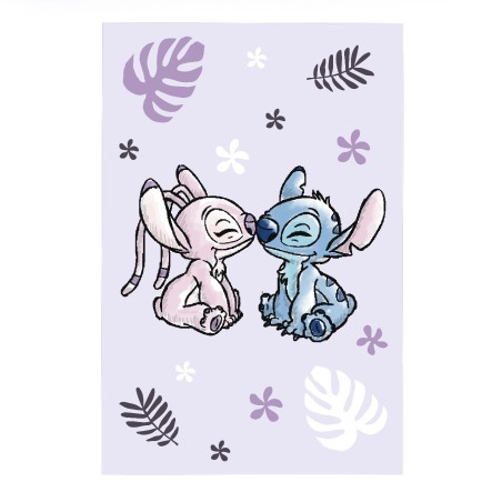 Jerry Fabrics Dětská fleecová deka Lilo a Stitch Purple 100x150 cm