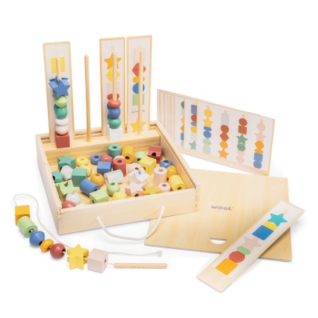 Woet by New Classic Toys Hra s dřevěnými korálky Woet by New Classic Toys Hra s dřevěnými korálky