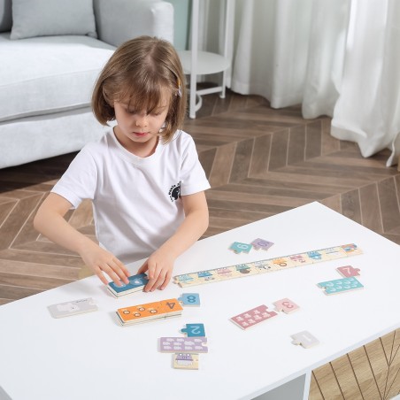 PolarB Dřevěné číselné puzzle PolarB Dřevěné číselné puzzle