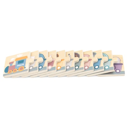 PolarB Dřevěné číselné puzzle PolarB Dřevěné číselné puzzle