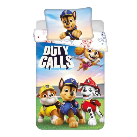 Jerry Fabrics Dětské povlečení do postýlky Paw Patrol 556 baby 100x135, 40x60 cm