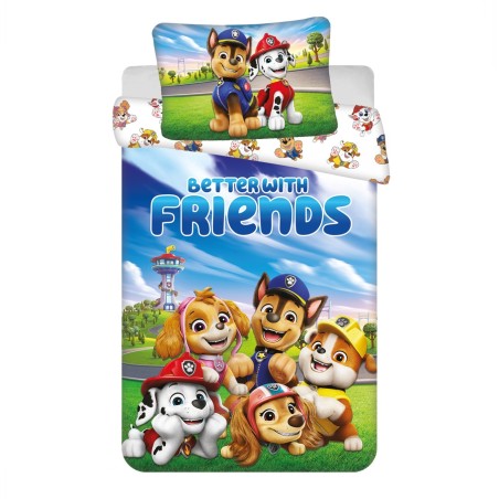 Jerry Fabrics Dětské povlečení do postýlky Paw Patrol 553 baby 100x135, 40x60 cm