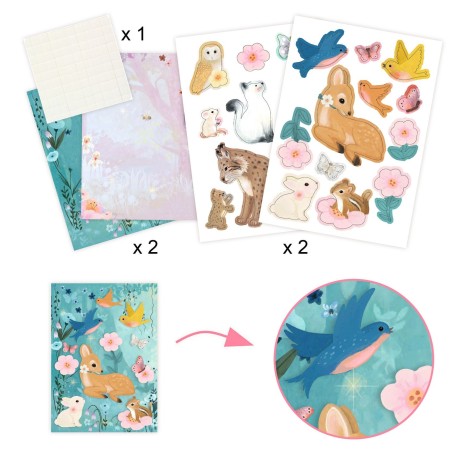 DJECO Velká kreativní sada 6 aktivit Fluffy box DJECO Velká kreativní sada 6 aktivit Fluffy box