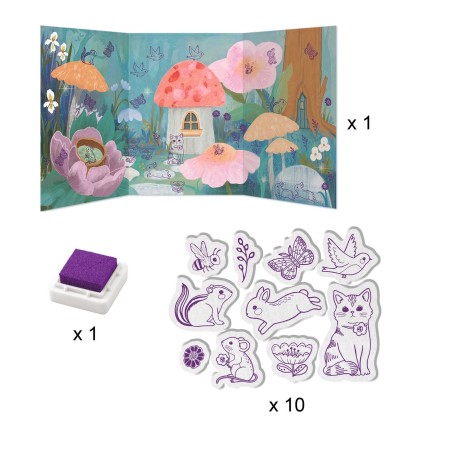 DJECO Velká kreativní sada 6 aktivit Fluffy box DJECO Velká kreativní sada 6 aktivit Fluffy box