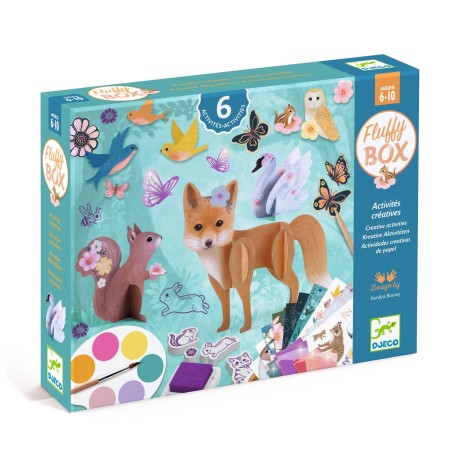 DJECO Velká kreativní sada 6 aktivit Fluffy box DJECO Velká kreativní sada 6 aktivit Fluffy box