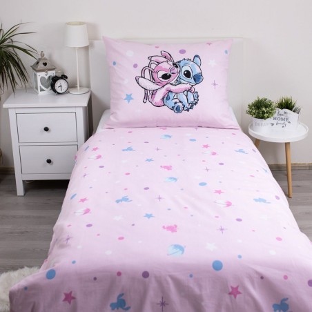 Jerry Fabrics Dětské povlečení Lilo a Stitch Universe 140x200, 70x90 cm Jerry Fabrics Dětské povlečení Lilo a Stitch Universe 140x200, 70x90 cm