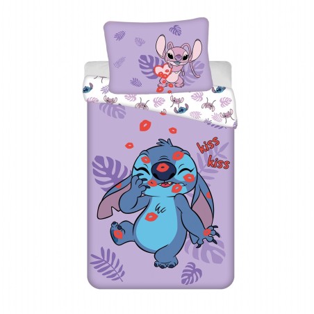 Jerry Fabrics Dětské povlečení Lilo a Stitch Kiss 140x200, 70x90 cm Jerry Fabrics Dětské povlečení Lilo a Stitch Kiss 140x200, 70x90 cm