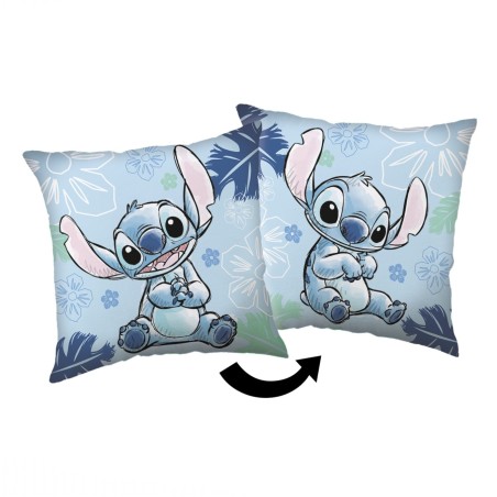 Jerry Fabrics Dětský polštářek Lilo a Stitch Blue 40x40 cm Jerry Fabrics Dětský polštářek Lilo a Stitch Blue 40x40 cm