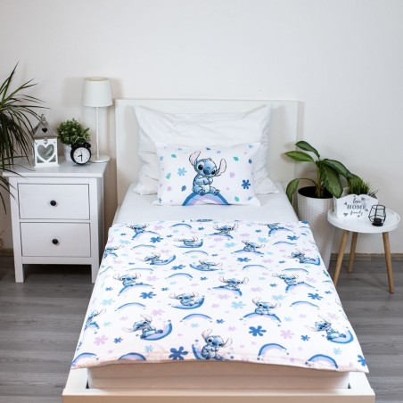 Jerry Fabrics Dětské povlečení do postýlky Lilo and Stitch Rainbow 100x135, 40x60 cm Jerry Fabrics Dětské povlečení do postýlky Lilo and Stitch Rainbow 100x135, 40x60 cm