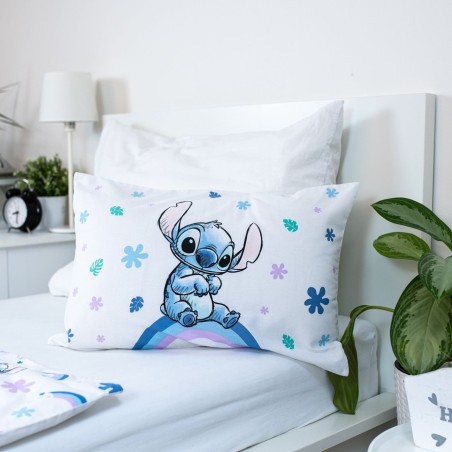 Jerry Fabrics Dětské povlečení do postýlky Lilo and Stitch Rainbow 100x135, 40x60 cm Jerry Fabrics Dětské povlečení do postýlky Lilo and Stitch Rainbow 100x135, 40x60 cm