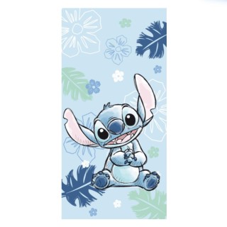 Jerry Fabrics Dětská bavlněná osuška Lilo a Stitch Ohana blue 70x140 cm