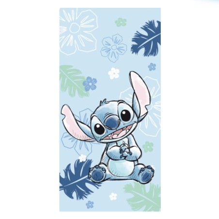 Jerry Fabrics Dětská bavlněná osuška Lilo a Stitch Ohana blue 70x140 cm Jerry Fabrics Dětská bavlněná osuška Lilo a Stitch Ohana blue 70x140 cm