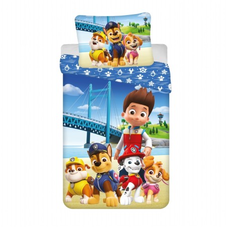 Jerry Fabrics Bavlněné povlečení Paw Patrol PP 457 Bridge 140x200, 70x90 cm