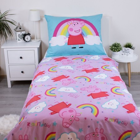 Jerry Fabrics Dětské povlečení Peppa Pig PEP016 140x200, 70x90 cm Jerry Fabrics Dětské povlečení Peppa Pig PEP016 140x200, 70x90 cm