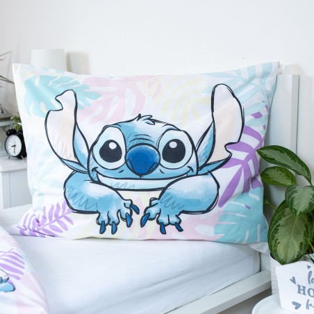 Jerry Fabrics Dětské povlečení Lilo a Stitch Leaves 140x200, 70x90 cm Jerry Fabrics Dětské povlečení Lilo a Stitch Leaves 140x200, 70x90 cm