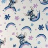 Jerry Fabrics Dětské prostěradlo Lilo and Stitch Rainbow 90x200x25 cm Jerry Fabrics Dětské prostěradlo Lilo and Stitch Rainbow 90x200x25 cm