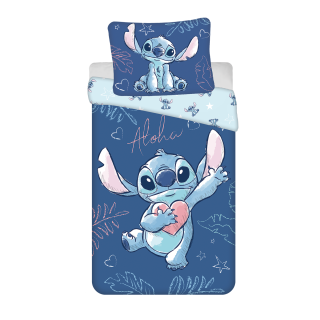 Jerry Fabrics Dětské povlečení Lilo a Stitch Aloha 140x200, 70x90 cm