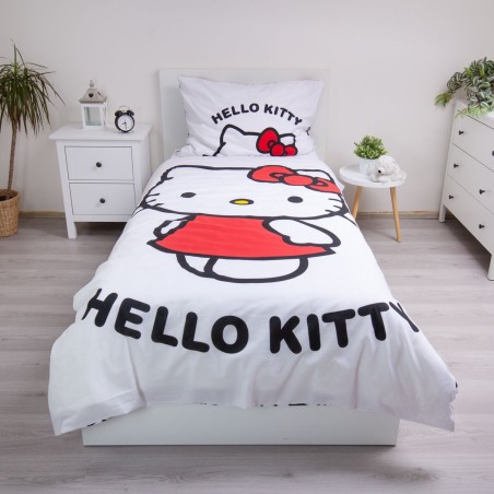 Jerry Fabrics Dětské povlečení Hello Kitty 140x200, 70x90 cm Jerry Fabrics Dětské povlečení Hello Kitty 140x200, 70x90 cm