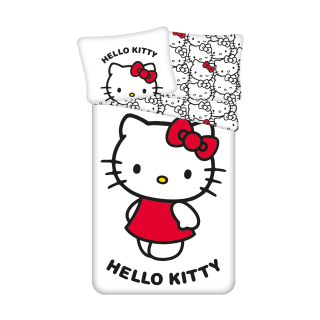 Jerry Fabrics Dětské povlečení Hello Kitty 140x200, 70x90 cm