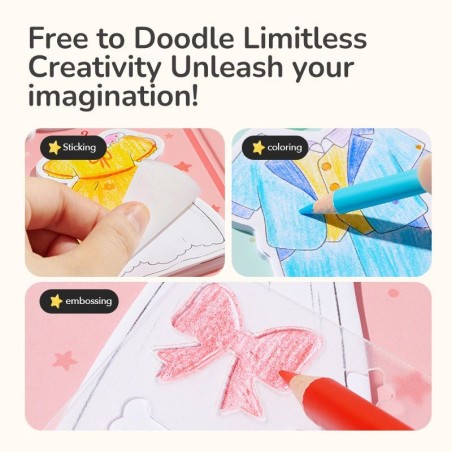 MiDeer Kreativní sada Oblékání panenek MiDeer Kreativní sada Oblékání panenek