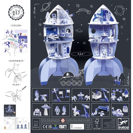 DJECO DIY Vesmírná loď