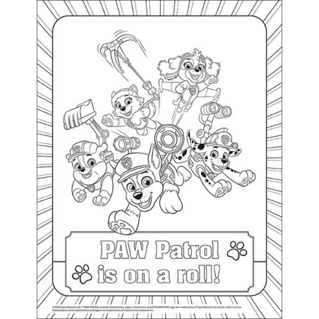 Jiri Models 100 metalických samolepek s omalovánkovými listy Tlapková patrola Jiri Models 100 metalických samolepek s omalovánkovými listy Tlapková patrola