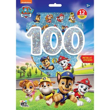 Jiri Models 100 metalických samolepek s omalovánkovými listy Tlapková patrola Jiri Models 100 metalických samolepek s omalovánkovými listy Tlapková patrola