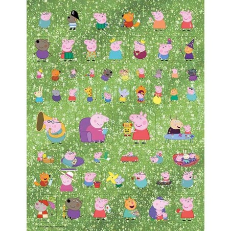 Jiri Models 100 metalických samolepek s omalovánkovými listy Prasátko Peppa Jiri Models 100 metalických samolepek s omalovánkovými listy Prasátko Peppa