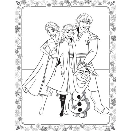 Jiri Models 100 metalických samolepek s omalovánkovými listy Ledové království Jiri Models 100 metalických samolepek s omalovánkovými listy Ledové království