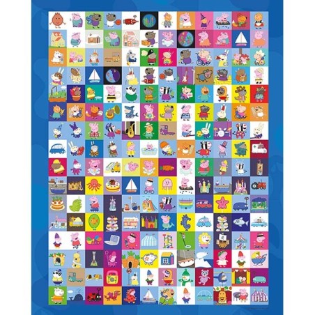 Jiri Models 1000 samolepek s aktivitami Prasátko Peppa Jiri Models 1000 samolepek s aktivitami Prasátko Peppa