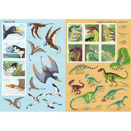 Jiri Models Svět zvířat v samolepkách Dinosauři a spol. Jiri Models Svět zvířat v samolepkách Dinosauři a spol.