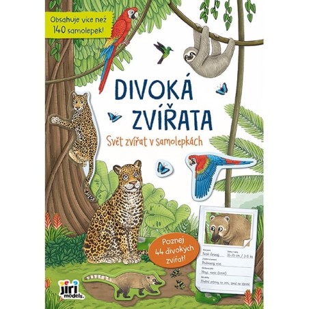 Jiri Models Svět zvířat v samolepkách Divoká zvířata Jiri Models Svět zvířat v samolepkách Divoká zvířata