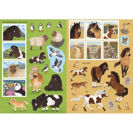 Jiri Models Svět zvířat v samolepkách Koně a poníci Jiri Models Svět zvířat v samolepkách Koně a poníci