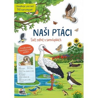 Jiri Models Svět zvířat v samolepkách Naši ptáci