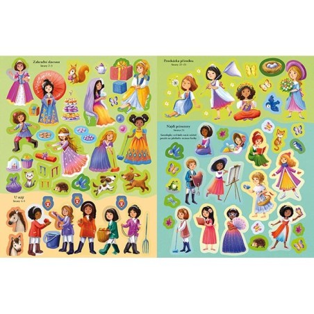 Jiri Models Velká samolepková knížka Princezny Jiri Models Velká samolepková knížka Princezny