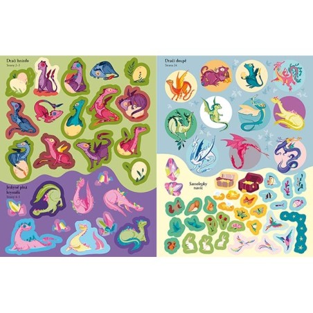 Jiri Models Velká samolepková knížka Draci Jiri Models Velká samolepková knížka Draci