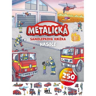 Jiri Models Metalická samolepková knížka Hasiči