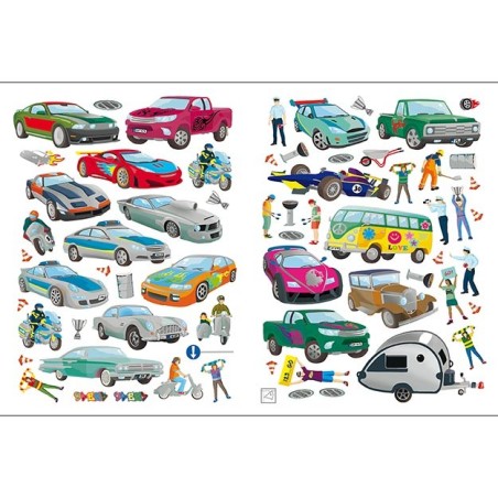 Jiri Models Metalická samolepková knížka Doprava Jiri Models Metalická samolepková knížka Doprava