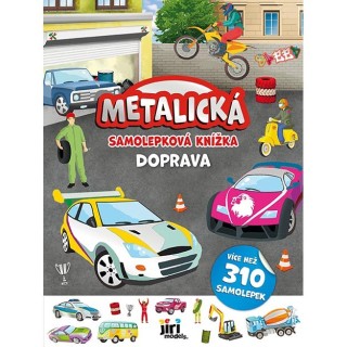 Jiri Models Metalická samolepková knížka Doprava