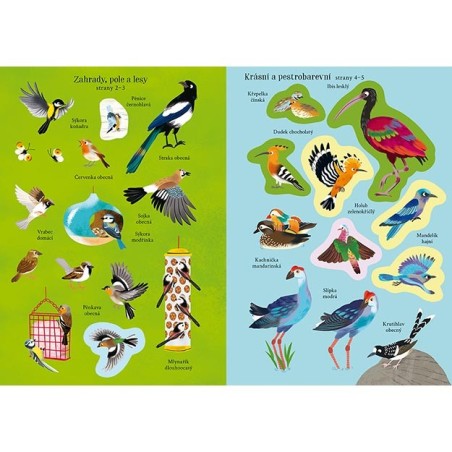 Jiri Models Moje první samolepkování Ptáci