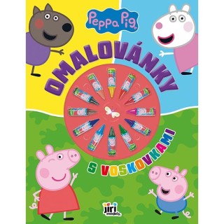 Jiri Models Omalovánky s voskovkami Prasátko Peppa