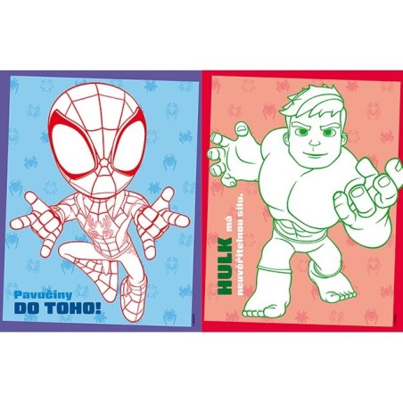 Jiri Models Omalovánky s voskovkami Spidey Jiri Models Omalovánky s voskovkami Spidey