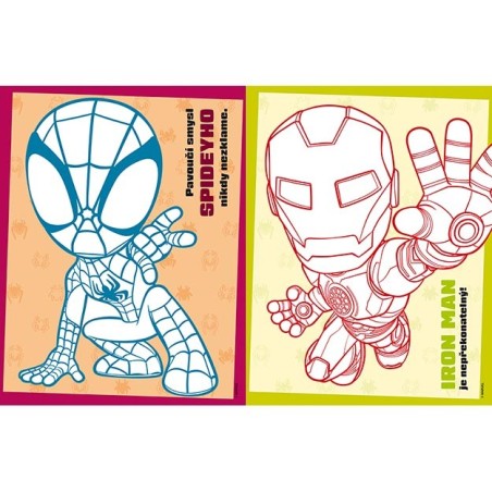 Jiri Models Omalovánky s voskovkami Spidey Jiri Models Omalovánky s voskovkami Spidey