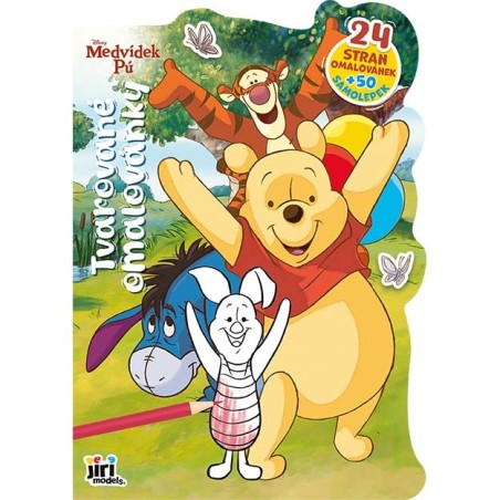 Jiri Models Tvarované omalovánky Medvídek Pú Jiri Models Tvarované omalovánky Medvídek Pú