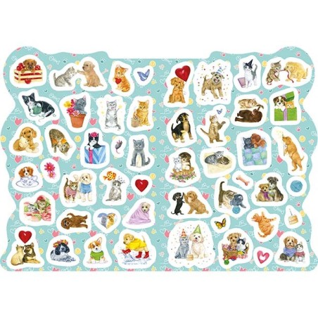 Jiri Models Tvarované omalovánky Štěňátka a koťátka Jiri Models Tvarované omalovánky Štěňátka a koťátka