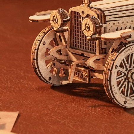 RoboTime Dřevěné 3D puzzle Historické auto Vintage car