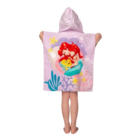 Jerry Fabrics Dětské pončo Ariel Pink 50x115 cm